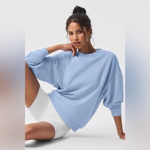 Alo Yoga Accolade Crew Neck Pullover - Seashell Blue - NWT and sold out on Alo!